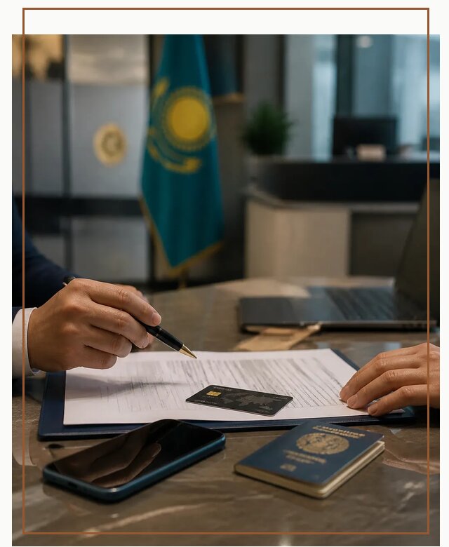 Открытие счета и банковской карты в Казахстане в Черкесске